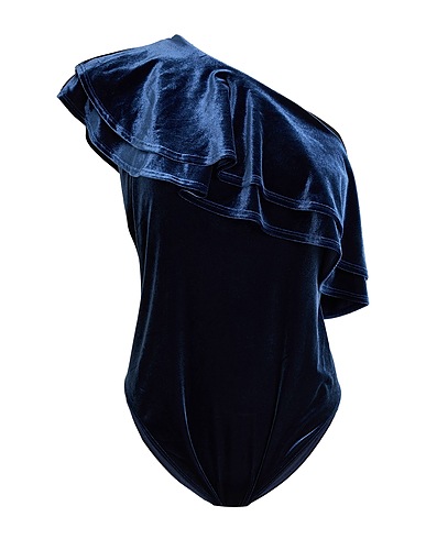 GOOD AMERICAN TOPWEAR Blu notte 90% Poliestere, 10% Elastan