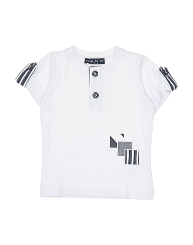 MANUELL & FRANK T-Shirt Weiß 90% Baumwolle, 10% Elastan