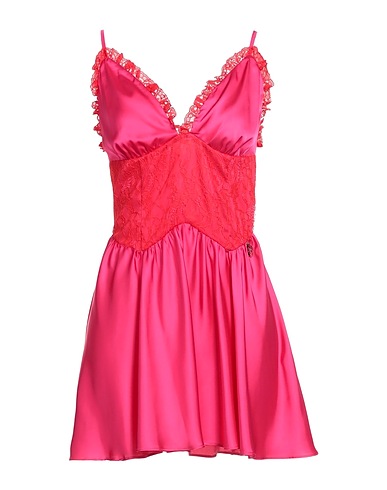 GAëLLE Paris Vestito corto Fucsia 98% Poliestere, 2% Elastan