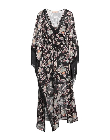TWINSET Top Black 100% Cotton, Acetate, Polyamide