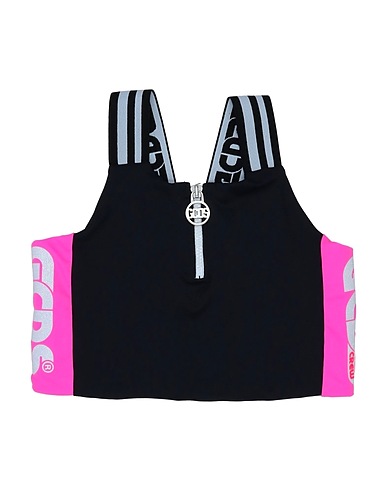 GCDS MINI T-shirt Black 91% Polyamide, 9% Elastane