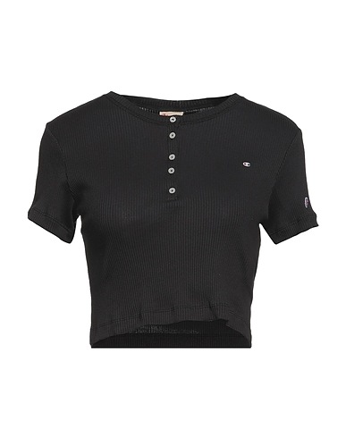 CHAMPION Crop top Black 100% Cotton