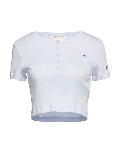 CHAMPION Crop top Sky blue 100% Cotton