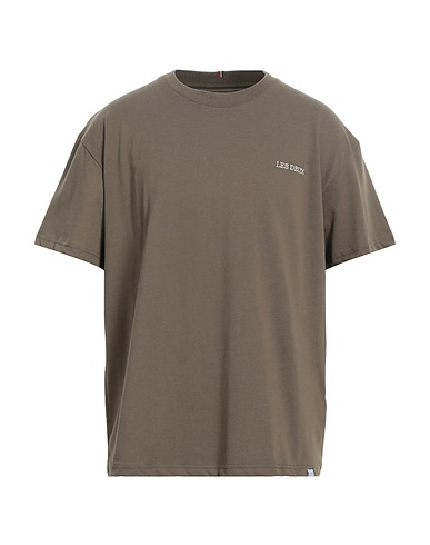 LES DEUX T-shirt basique Kaki 50% Coton recyclé, 50% Polyester recyclé