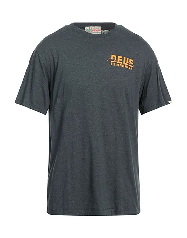DEUS EX MACHINA Basic T-Shirt Charcoal 54% Hemp, 46% Cotton