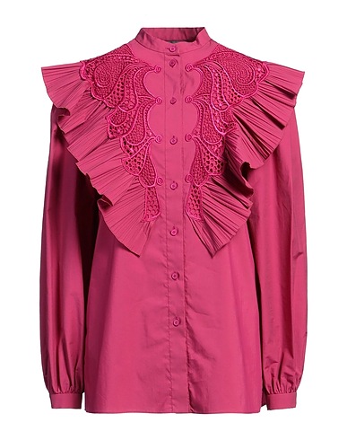 ALBERTA FERRETTI Shirts Fuchsia 65% Cotton, 35% Polyester
