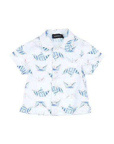 MONNALISA Patterned shirt White 100% Cotton