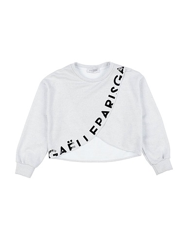 GAëLLE Paris Sweatshirt Light grey 82% Cotton, 18% Banana fiber