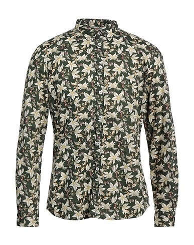 IMPURE Patterned shirt Dark green 100% Cotton
