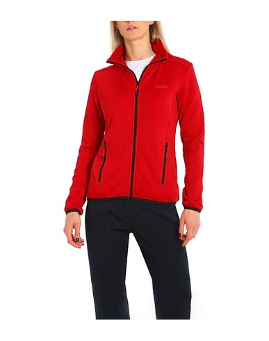 SLAM Sudadera Rojo 94% Poliéster, 6% Elastán