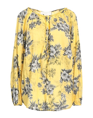 8PM Top Yellow 80% Cotton, 20% Silk