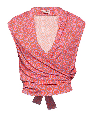 STELLA BRUNI Top Orange 90% Viscose, 10% Elastane