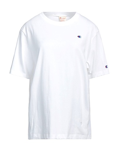 CHAMPION Basic T-shirt White 100% Cotton