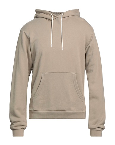 JOHN ELLIOTT Hooded track jacket  Taupe 100% Cotton, Polyurethane