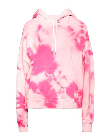 JOHN ELLIOTT Hooded track jacket  Pink 100% Cotton, Polyurethane