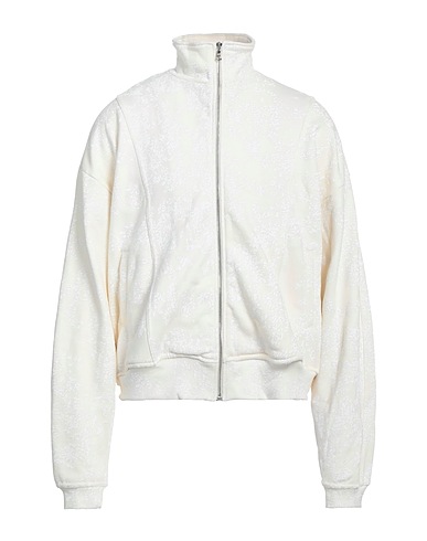 JOHN ELLIOTT Sweatshirt Elfenbein 100% Baumwolle, Polyurethan