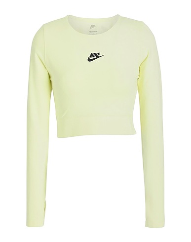 NIKE Crop top W NSW LS CROP TOP DNC
 Yellow 61% Cotton, 33% Polyester, 6% Elastane