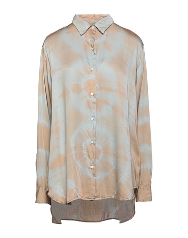 JOHN ELLIOTT Patterned shirts & blouses Light brown 100% Modal