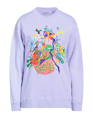 COLLINA STRADA Sweatshirt Lilac 100% Cotton