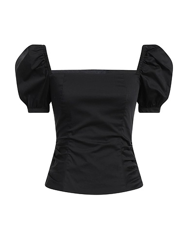 PINKO Top Nero 79% Cotone, 18% Poliammide, 3% Elastan