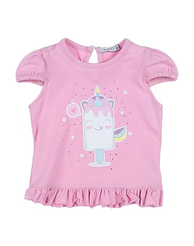 Y-CLÙ T-shirt Rosa 90% Cotone, 10% Elastan
