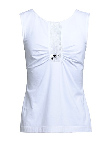 CLIPS Top White 72% Viscose, 28% Polyester
