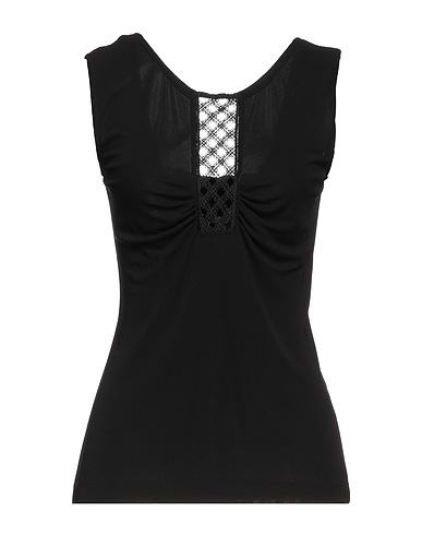 CLIPS Top Schwarz 72% Viskose, 28% Polyester