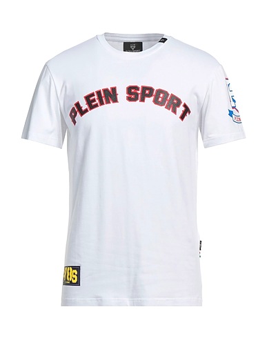PLEIN SPORT T-shirt White 95% Cotton, 5% Elastane