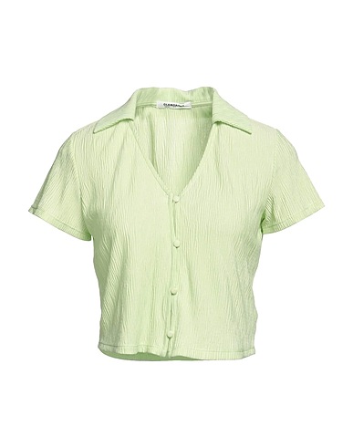 GLAMOROUS Solid colour shirts & blouses Light green 100% Polyester
