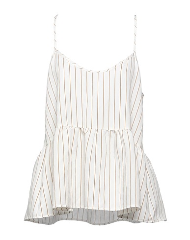 SEMICOUTURE Cami White 88% Viscose, 12% Polyester