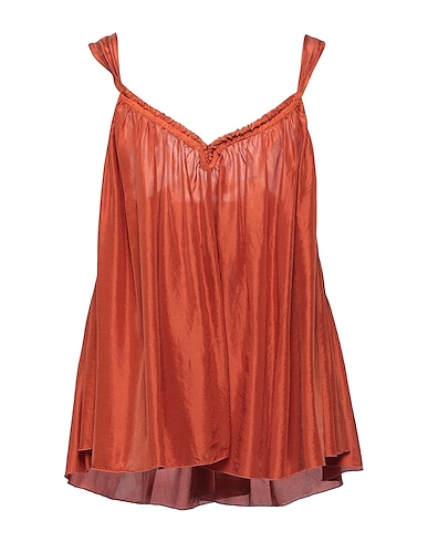 FORTE_FORTE Silk top Brown 100% Silk
