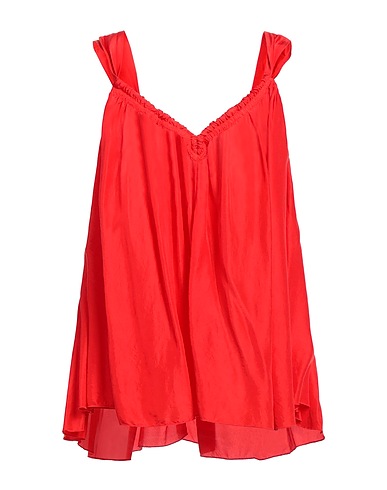 FORTE_FORTE Silk top Red 100% Silk