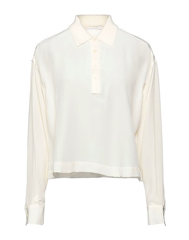 JOHN ELLIOTT Top Avorio 100% Seta, Lana Merino