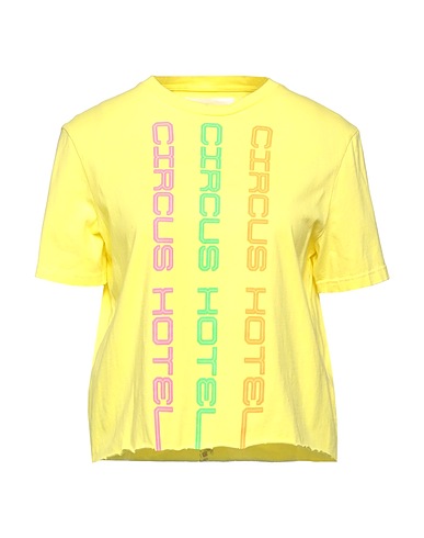 CIRCUS HOTEL T-shirt Yellow 100% Cotton