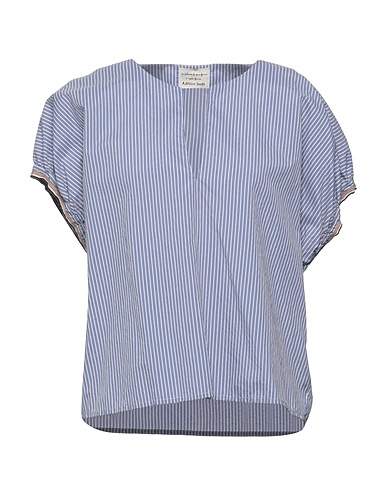 ALESSIA SANTI Top Blau 73% Polyamid, 27% Seide