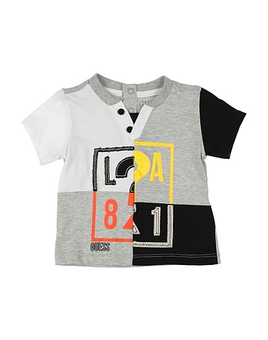 GUESS T-shirt Γκρι 100% Οργανικό βαμβάκι