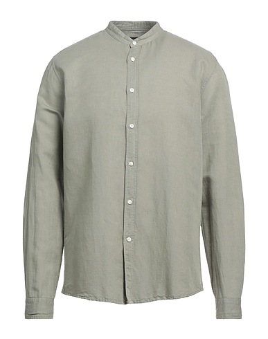 DEPERLU Linen shirt Military green 60% Linen, 40% Cotton