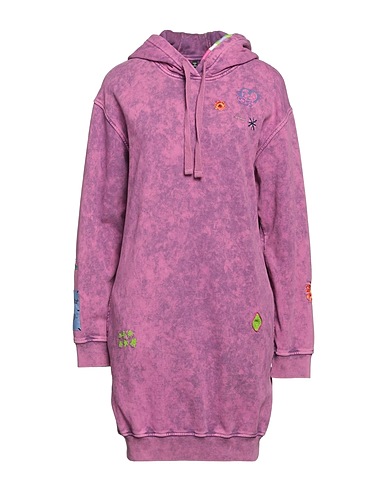 McQ Alexander McQueen Short dress Mauve 100% Cotton, Polyester, Elastane