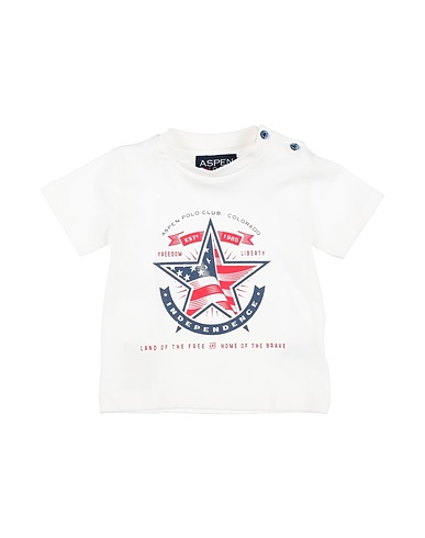 ASPEN POLO CLUB T-shirt Blanc 95% Coton, 5% Élasthanne
