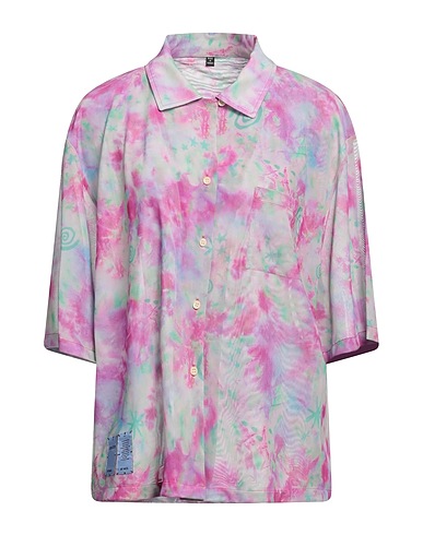 McQ Alexander McQueen Camicie  e bluse fantasia Fucsia 94% Poliestere, 6% Elastan