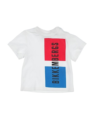 BIKKEMBERGS T-Shirt Weiß 95% Baumwolle, 5% Elastan