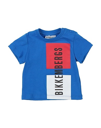 BIKKEMBERGS T-shirt Blu 95% Cotone, 5% Elastan
