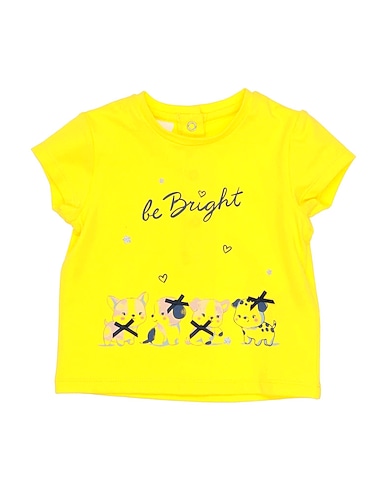 iDO T-shirt Yellow 95% Cotton, 5% Elastane