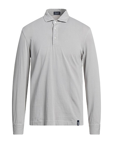 DRUMOHR Polo shirt Light grey 100% Cotton