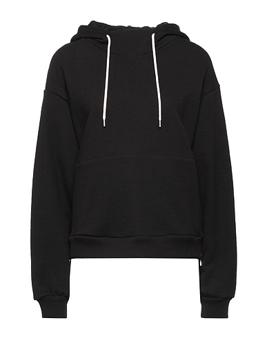 JOHN ELLIOTT Hooded track jacket  Black 98% Cotton, 2% Elastane