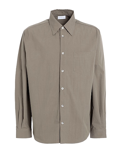 JOHN ELLIOTT Camisa lisa Gris 70% Algodón, 30% Nailon