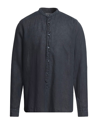 TINTORIA MATTEI 954 Linen shirt Navy blue 100% Linen