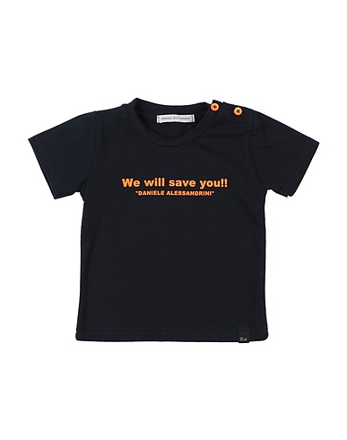 DANIELE ALESSANDRINI T-shirt Midnight blue 90% Cotton, 10% Elastane