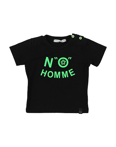DANIELE ALESSANDRINI T-shirt Black 90% Cotton, 10% Elastane