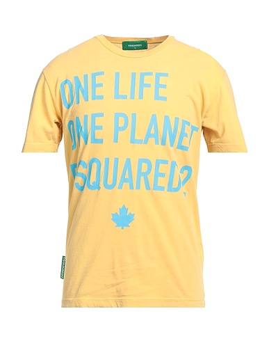 DSQUARED2 T-shirt Yellow 100% Cotton